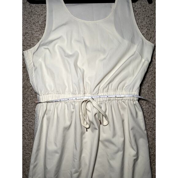 Calia Size S - Cream Flowy Tank Dress - Adjustable & Breathable - Picture 4 of 9